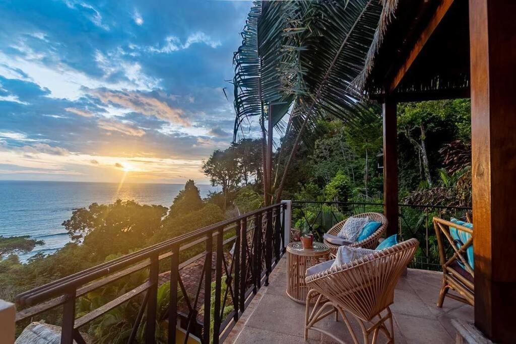 Villa Amor Del Mar With Breathtaking View Of Ocean & Jungle Dominical Exterior foto